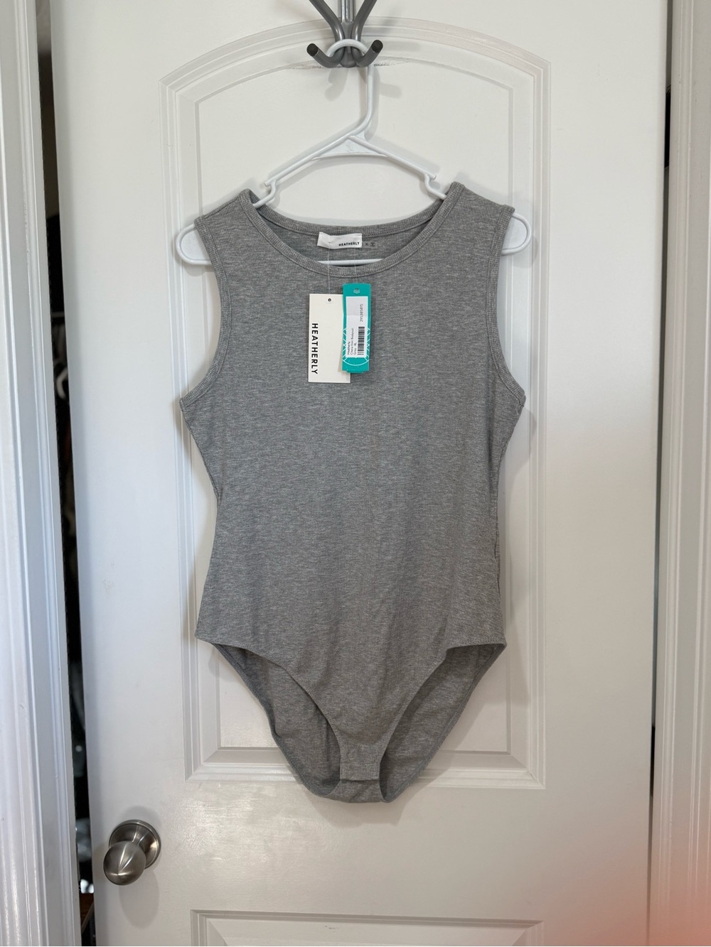 Heatherly Gray Sleeveless Bodysuit